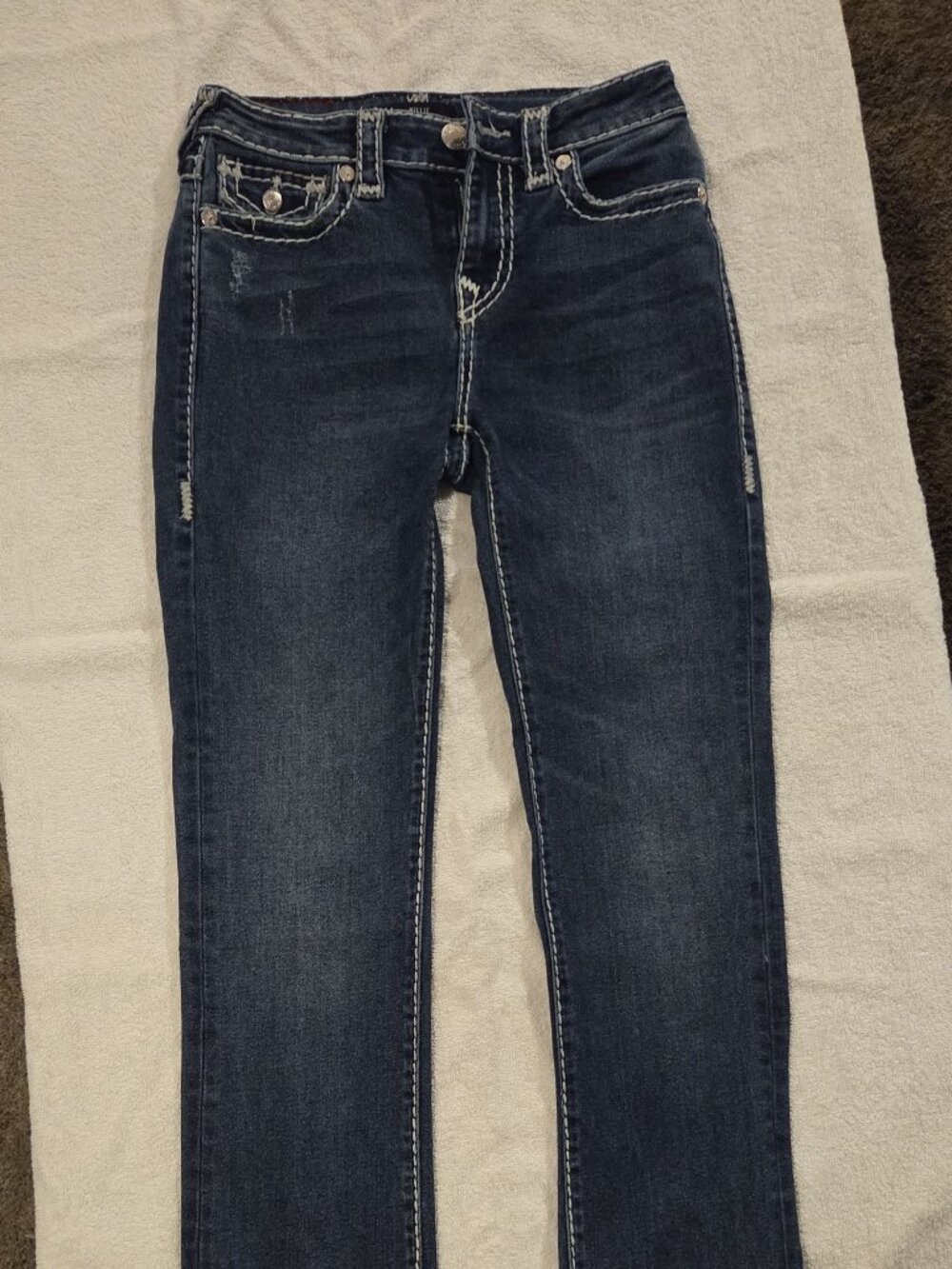 True Religion Jeans- Billie Mid-Rise Straight